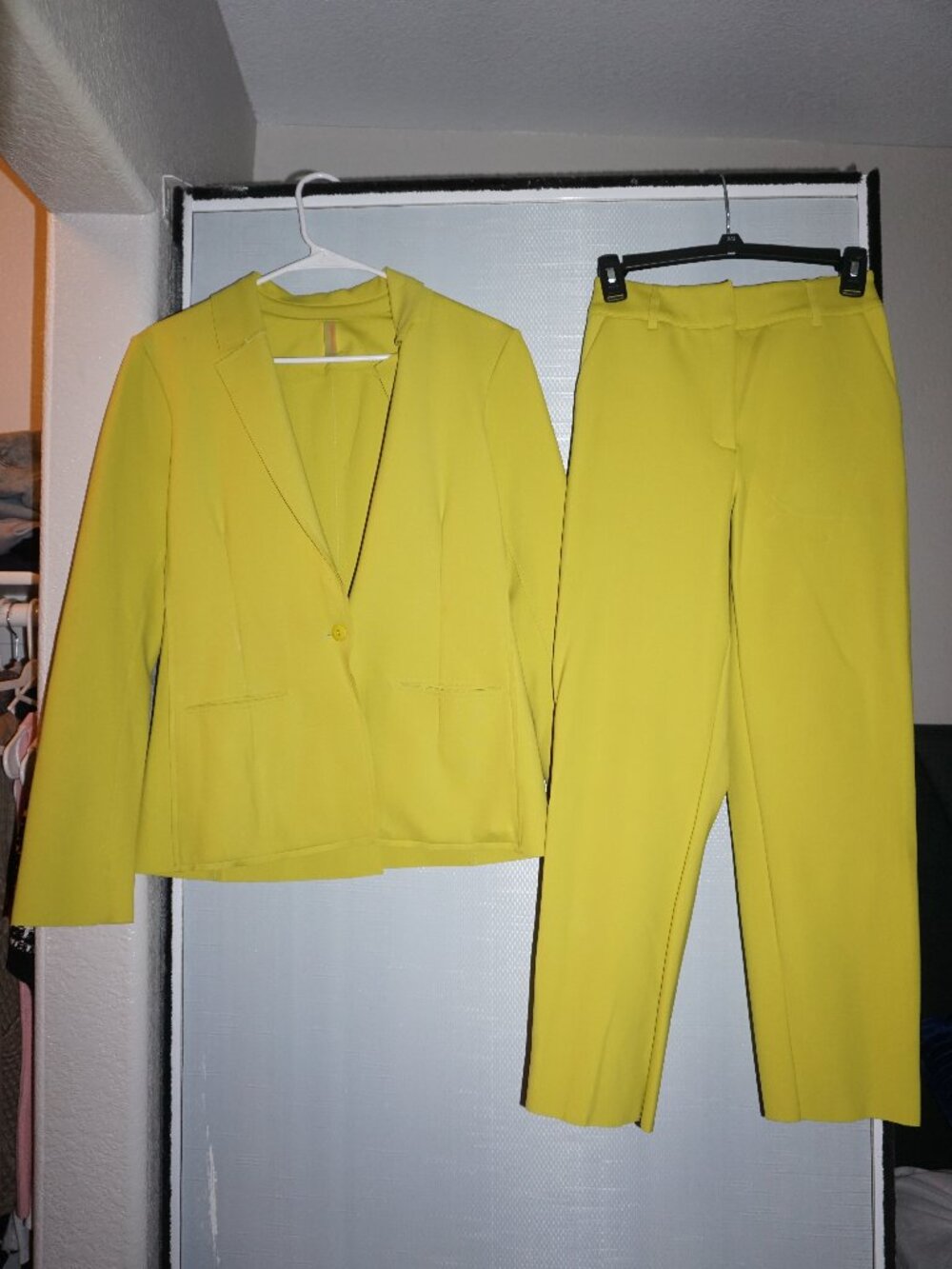 Commando Lime Green Blazer Pants 2 Piece Suit Set